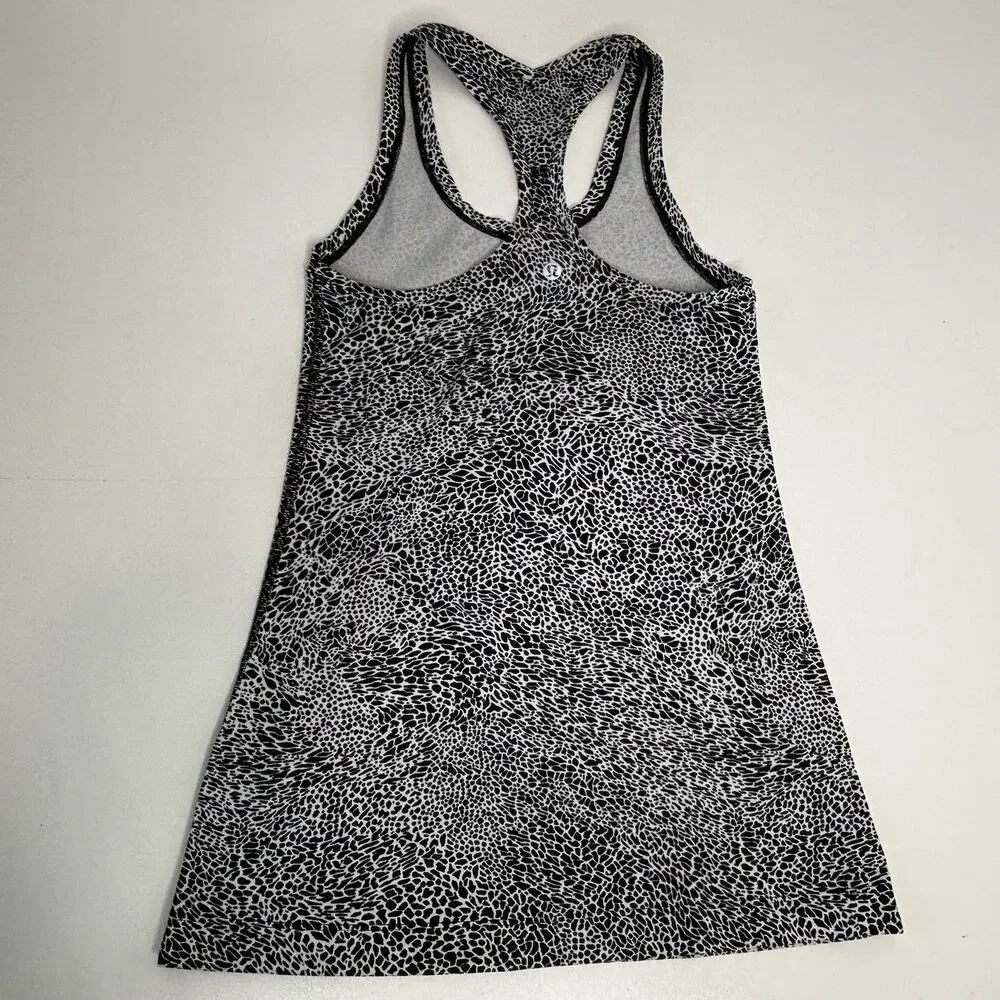 Lululemon Cool Racerback II Tank Polar Shift Alpine Black, White 4